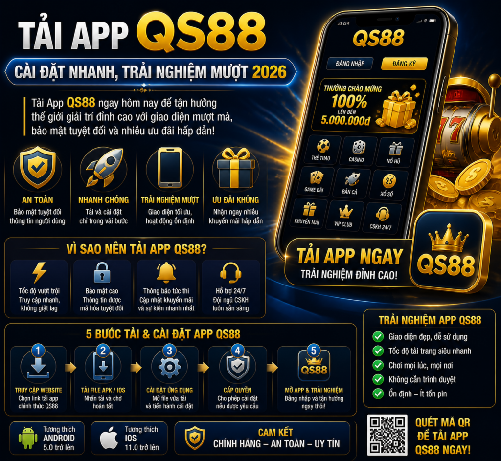 Tải App Qs88 – Cài Đặt Nhanh, Trải Nghiệm Mượt 2026